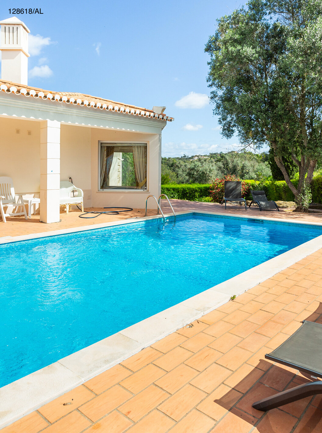 The Pestana Carvoeiro Golf V3 Superior Villa has an outdoor pool with loungers around it