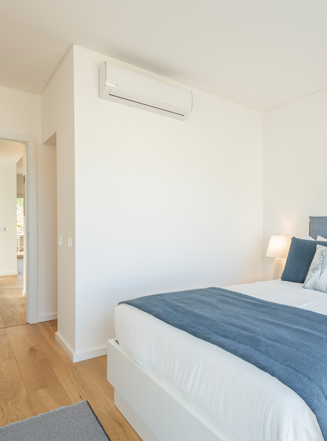 The Ground Floor 2 Bedroom Apartment at Pestana Valley Nature Village has a double bed and air conditioning