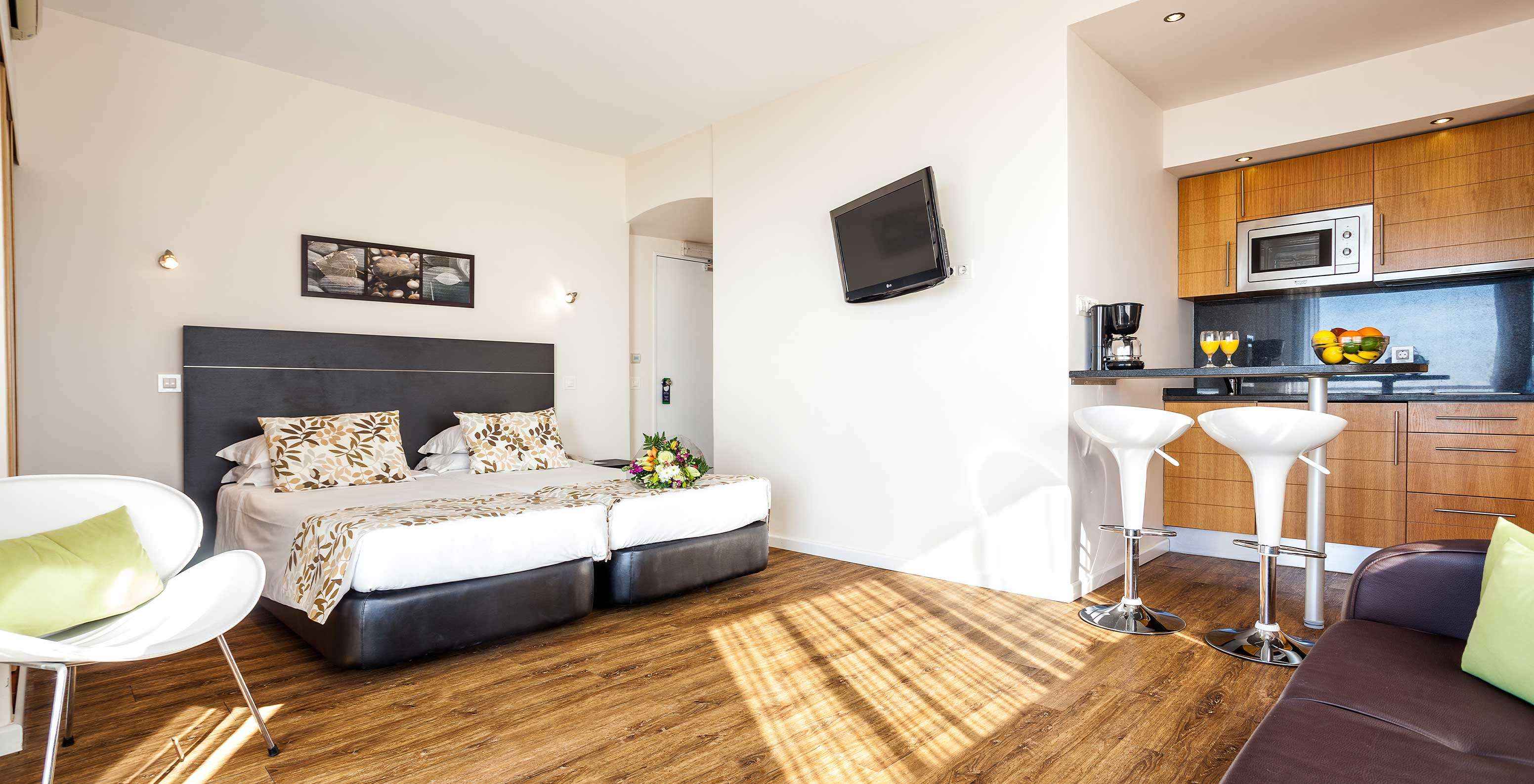 El Estudio Vista Mar del Pestana Alvor Atlântico es un apartamento amplio con televisión y kitchenette