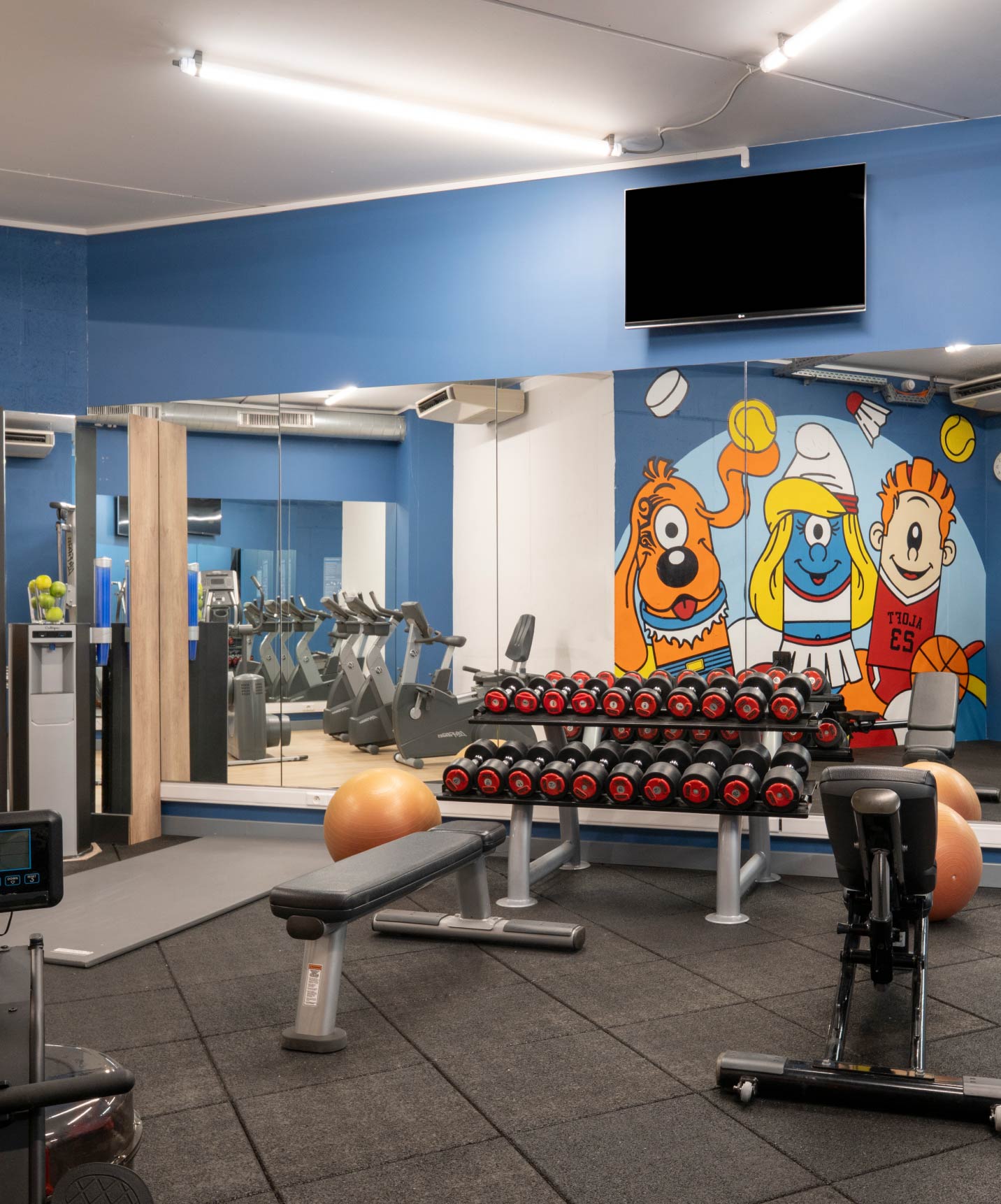 24-uurs fitnessruimte bij Pestana Brussels Schuman, hotel in Brussel vlakbij het Europees Parlement