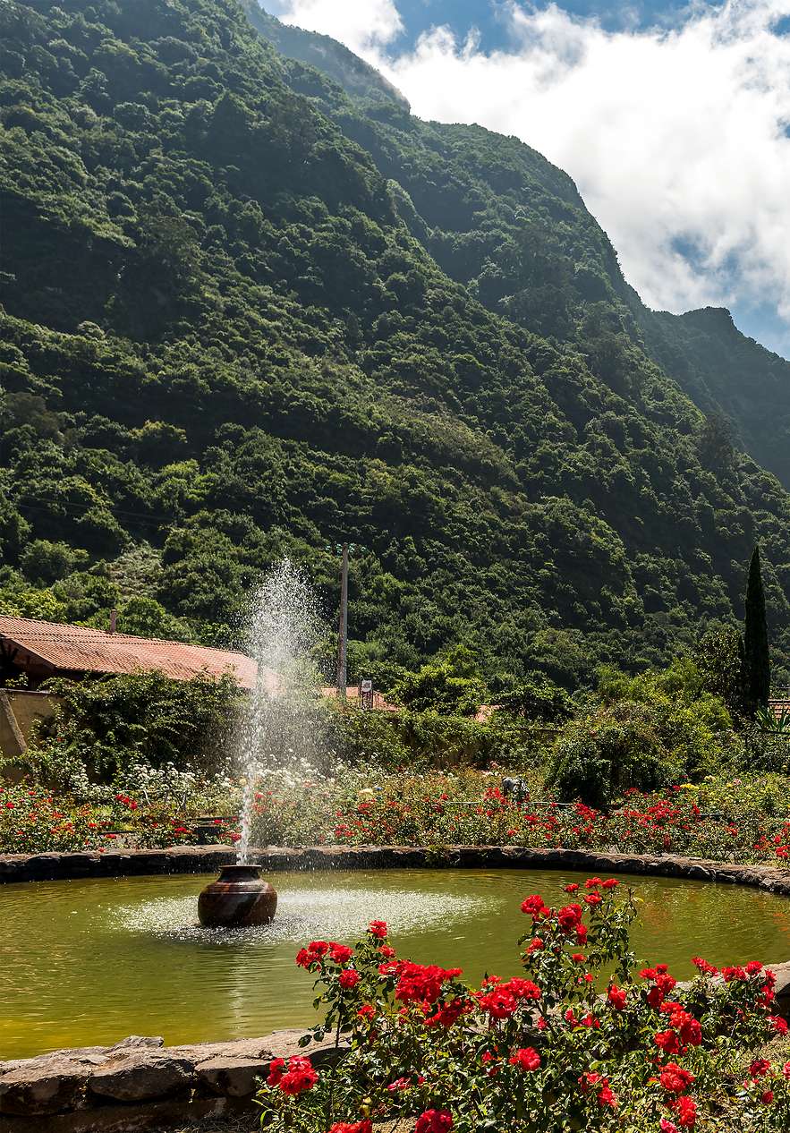 Rosenpark in Pestana Quinta do Arco, met een van de grootste rozentuinen van Europa