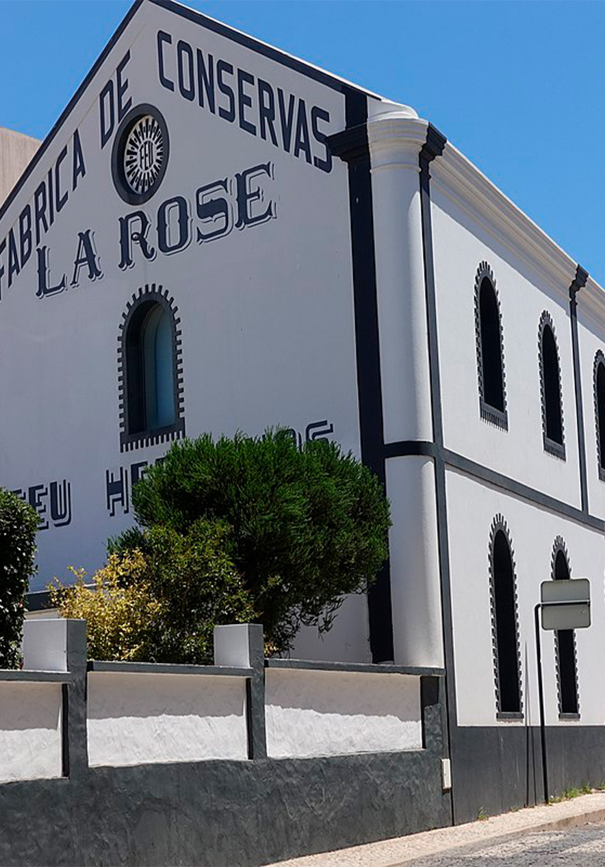 Exterior part of the Portimão Museum located in an old canning factory